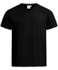 H-Shirt V-Neck 1/2 RF schwarz Satinstreife 