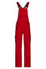 JN  Workwear Pants with Bib - COLOR - red/navy 