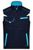 JN  Workwear Vest - COLOR - navy/turquoise 