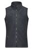 JN  Ladies' Workwear Fleece Vest - STRONG - carbon/black 