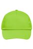 5 Panel Promo Cap Lightly Laminated lime-green 