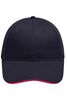 6 Panel Brushed Sandwich Cap