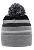 Striped Winter Beanie with Pompon