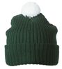 Knitted Cap with Pompon