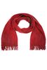 Ribbed Scarf dark-red/anthracite 
