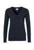 HAKRO Damen V-Pullover Merino-Wool