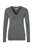 HAKRO Damen V-Pullover Merino-Wool