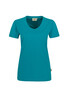 HAKRO Damen V-Shirt Mikralinar® smaragd 