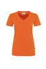 HAKRO Damen V-Shirt Mikralinar® orange 