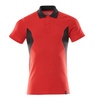 MASCOT® Accelerate - Polo-shirt verkehrsrot/schwarz 