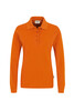 HAKRO Damen Longsleeve-Poloshirt Mikralinar® orange 