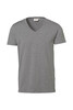 HAKRO V-Shirt Stretch grau meliert 