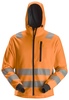 AllroundWork Hi-Vis Hoodie mit Reißverschluss, Kla