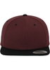 Classic Snapback 2-Tone maroon/blk one size