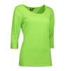 ID Stretch Damen T-Shirt | 3/4-Arm Lime 