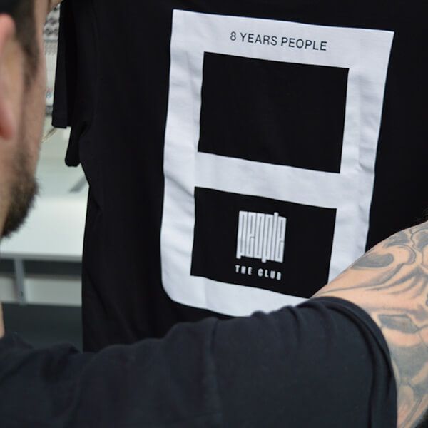 Aufdruck auf einem T-Shirt von Hochburg Design