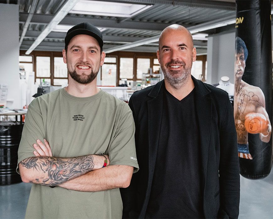 Markus und Andi Aufnahme bei mictex