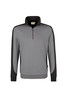 HAKRO Zip-Sweatshirt Contrast Mikralinar®