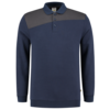 Tricorp Sweatshirt Polokragen Bicolor Quernaht